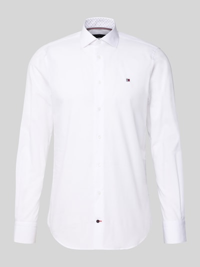Tommy Hilfiger Tailored Slim fit zakelijk overhemd van puur katoen Wit - 2