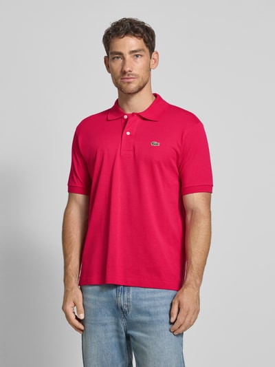 Lacoste Koszulka polo o kroju Regular Fit z czystej bawełny Mocnoróżowy 4