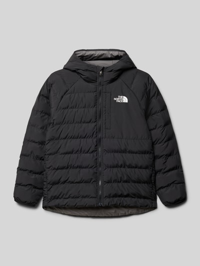The North Face Relaxed fit gewatteerd jack met logoprint, model 'PERRITO' Zwart - 1