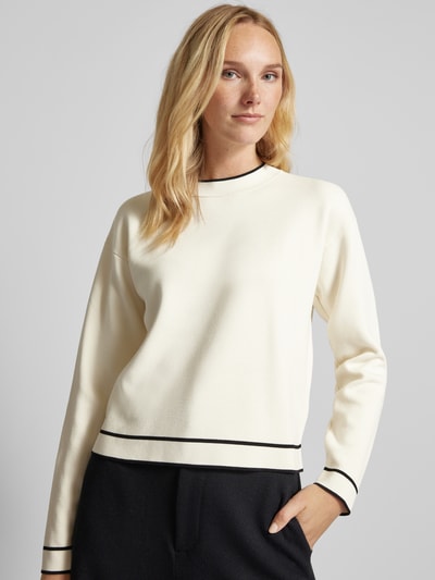 Mango Pullover mit Rundhalsausschnitt Modell 'COMO' Offwhite 3