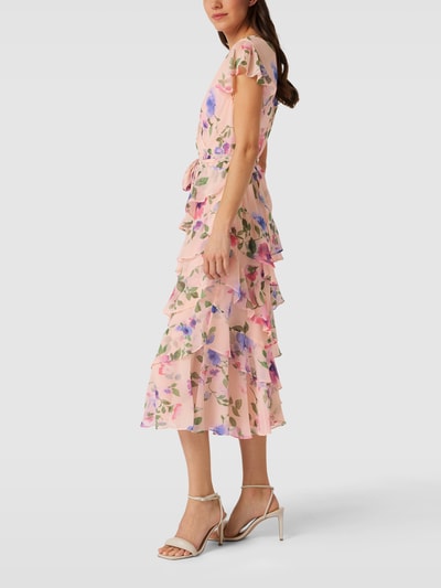 Lauren Ralph Lauren Blousejurk met all-over motief, model 'SUJATTA' Roze - 4