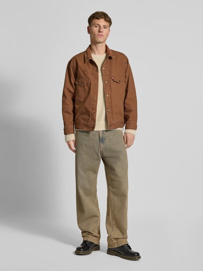 Levi's® Jacke mit Brusttaschen Modell 'WESTERN SHORTHORN' Hellbraun 1