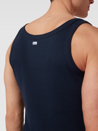 Schiesser Tanktop mit U-Ausschnitt Modell 'Friedr' Dunkelblau 3