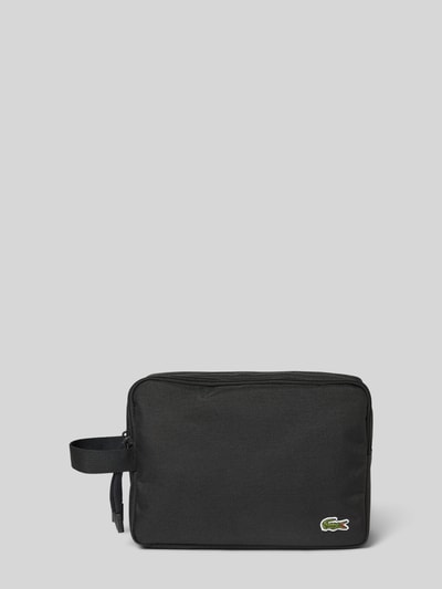 Lacoste Toilettas met 2 ritsvakken Zwart - 2