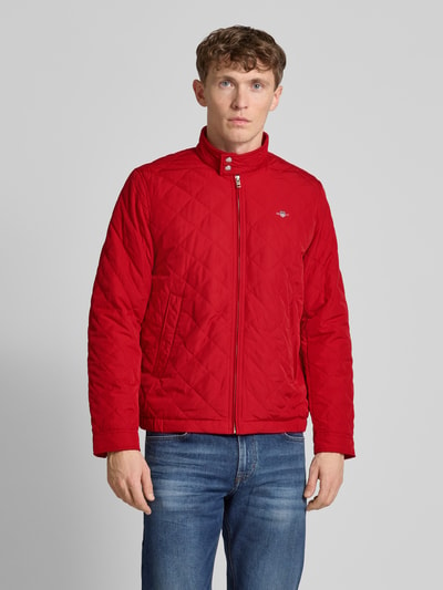 Gant Steppjacke mit Stehkragen Rot 4