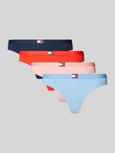 TOMMY HILFIGER String met labelpatch in een set van 3 stuks, model 'HERITAGE' Roze - 1