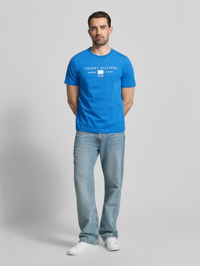 Tommy Hilfiger Regular Fit T-Shirt aus reiner Baumwolle Royal 1