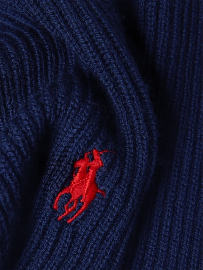 Polo Ralph Lauren Sjaal en muts van wol in een set Marineblauw - 2