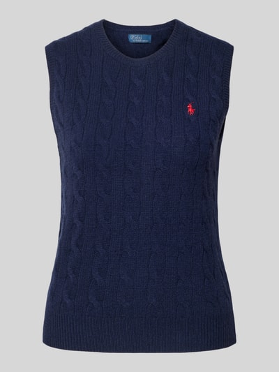 Polo Ralph Lauren Stricktop aus Baumwoll-Kaschmir-Mix Marine 2