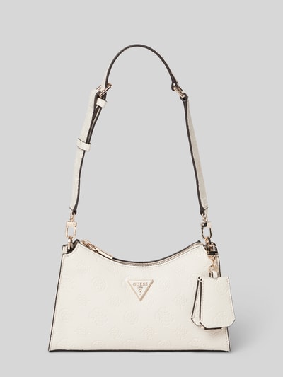 Guess Handtas met labeldetail, model 'CRESIDIA' Offwhite - 2