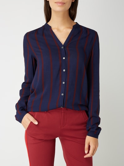 Marc O'Polo Bluse mit Allover-Muster  Marine Melange 3