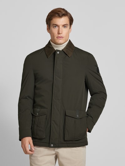 Christian Berg Men Jacke mit Pattentaschen Oliv 4