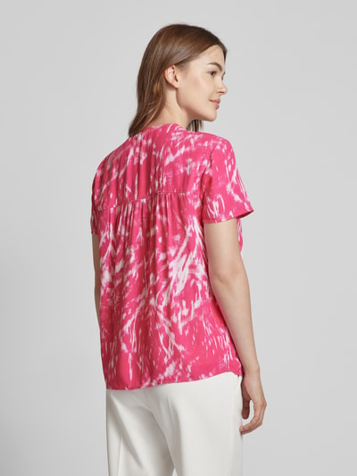 Esprit Bluse mit Allover-Muster Pink 5