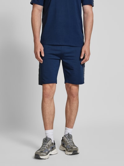 Guess Activewear Shorts mit elastischem Bund und Tunnelzug Dunkelblau 4