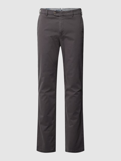 Mmx Regular Fit Chino mit Stretch-Anteil Modell 'LUPUS' Dunkelgrau 1