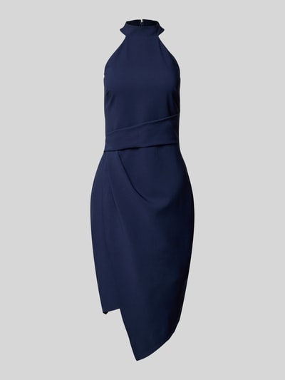 Lipsy Knielange cocktailjurk met halter Marineblauw - 2