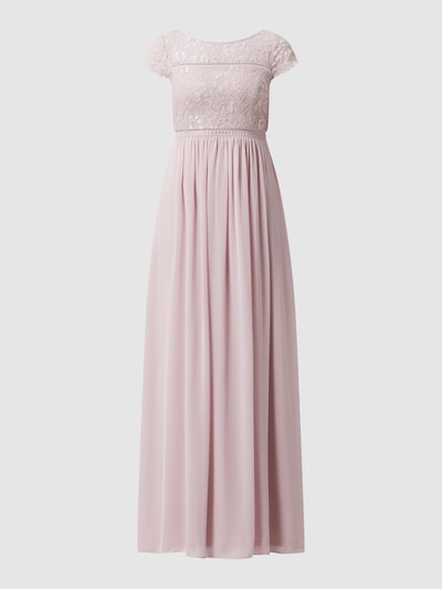 Jake*s Cocktail Abendkleid aus floraler Spitze und Chiffon  Rose 2