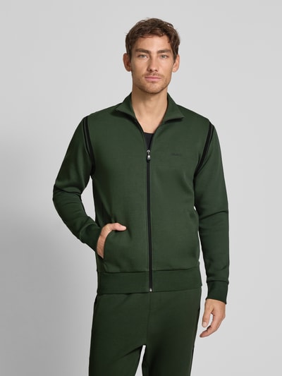 BOSS Green Dres ze stójką Ciemnozielony 4