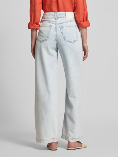 Marc O'Polo Wide fit jeans van een mix van katoen en lyocell Lichtblauw - 5