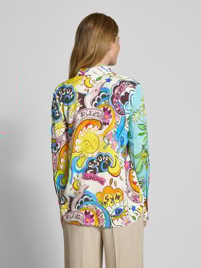 Emily Van den Bergh Blouse van viscose met kentkraag en sportmanchetten Wit - 5