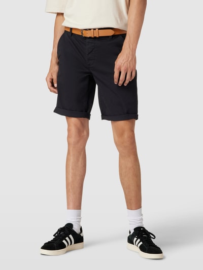 Redefined Rebel Chinoshorts inklusive Gürtel Modell 'Mike' Black 4