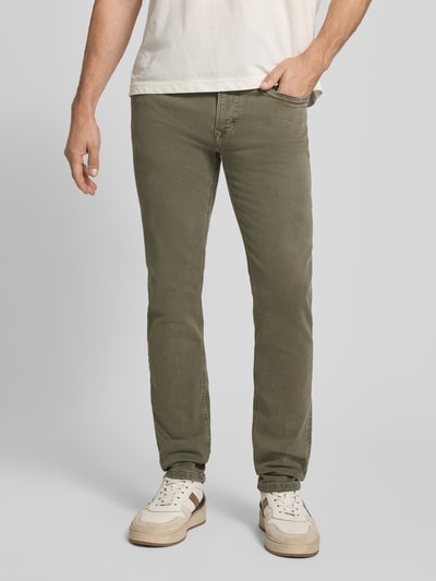 MAC Straight Fit Jeans mit 5-Pocket-Design Modell 'ARNE' Schilf 4