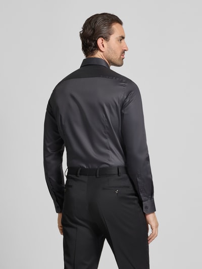 SEIDENSTICKER Regular Fit Business-Hemd mit Kentkragen Modell 'New' Anthrazit 5