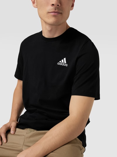 ADIDAS SPORTSWEAR T-Shirt mit Label-Stitching Black 3