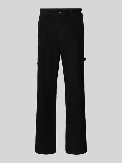 Dickies Flared Stoffhose mit Strukturmuster Black 2