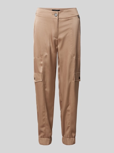 Marc Cain Relaxed fit cargobroek met steekzakken Camel - 2