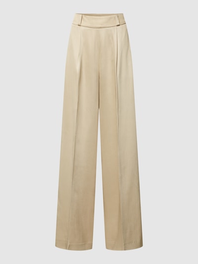 HUGO Stoffen broek van pure viscose, model 'Haniana' Beige - 2