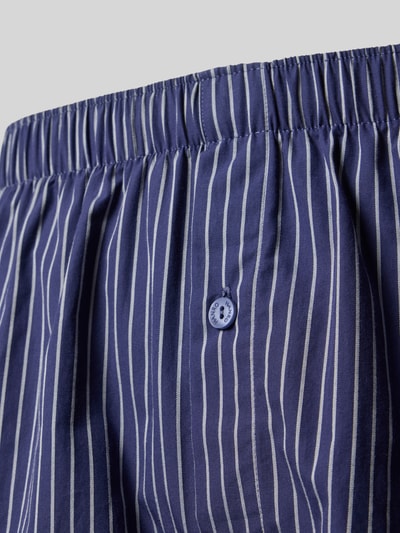 Hanro Boxershort met labeldetail Marineblauw - 2