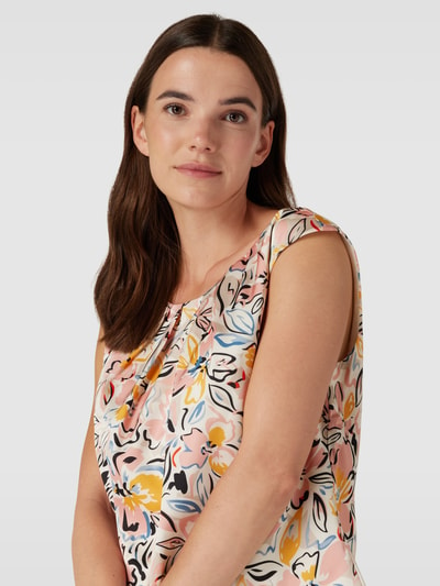 Christian Berg Woman Selection Blousetop met all-over motief Rosé - 3