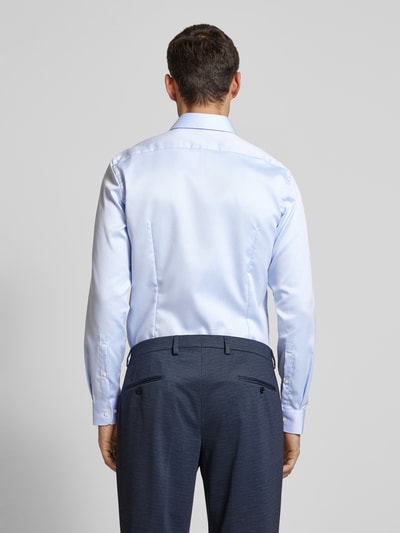 Jake*s Slim fit zakelijk overhemd met haaikraag Lichtblauw - 5