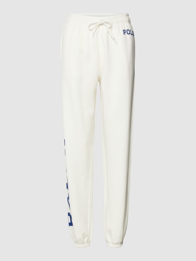 Polo Ralph Lauren Spodnie dresowe z nadrukami z logo Biały 2