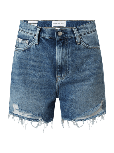 Calvin Klein Jeans Mom Fit Jeansshorts aus Baumwolle  Jeansblau 2