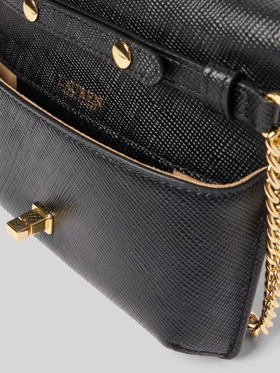Lauren Ralph Lauren Crossbodytas van echt runderleer met logo-applicatie Zwart - 5
