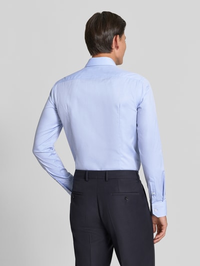 BOSS Slim Fit Businesshemd aus reiner Baumwolle Modell 'H-HANK-SP-B1-C1-263' Bleu 5