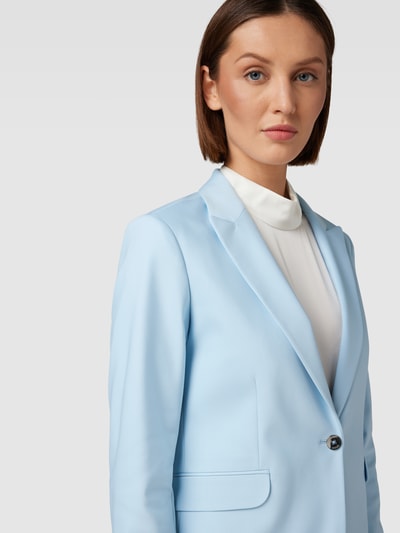 MOS MOSH Blazer met labelapplicatie, model 'Blake Night' Lichtblauw - 3