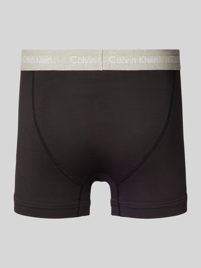 Calvin Klein Underwear Obcisłe bokserki z paskiem z logo w zestawie 3 szt. Czarny 3