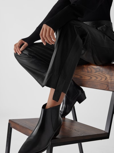 Dodo bar Or Lederhose im Relaxed Fit Schwarz 3