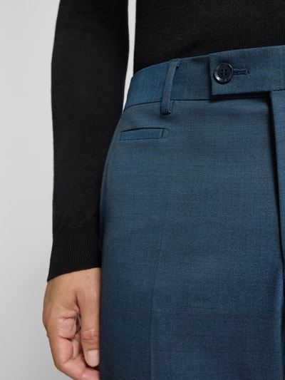 Strellson Slim fit pantalon met wol, model 'MAURY' Petrol - 3