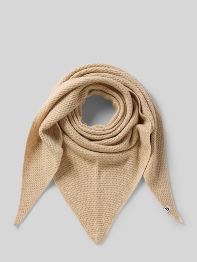 OPUS Schal mit Strukturmuster Modell 'Afraasi' Beige 1