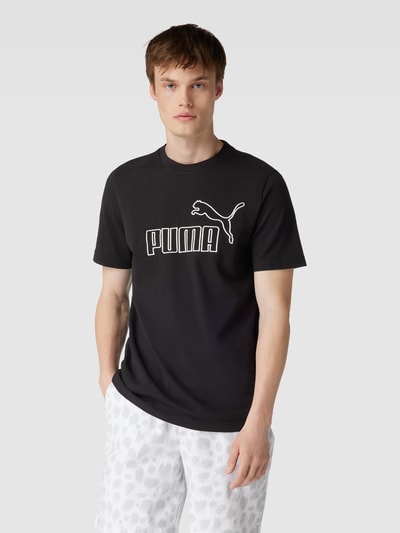 PUMA PERFORMANCE T-Shirt mit Label-Print Modell 'ELEVATED' (black ...