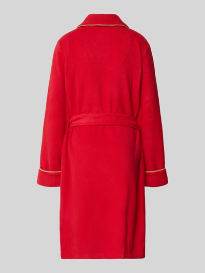 Lauren Ralph Lauren Bademantel mit Label-Stitching Rot 3