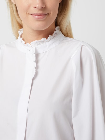Fransa Bluzka z dodatkiem bawełny model ‘Hallie’ Biały 3