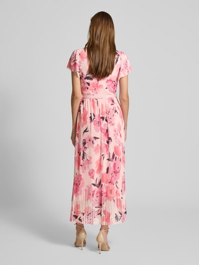 ZABAIONE Midikleid mit Taillengürtel Rosa 5