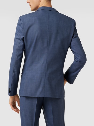 HUGO Extra slim fit colbert van scheerwolmix, model 'Arti' Bleu - 5