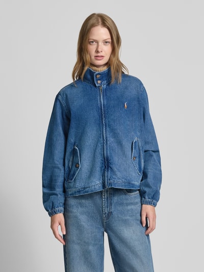 Polo Ralph Lauren Jeansjack met logostitching Jeansblauw - 4