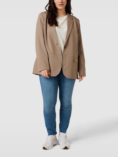 Vero Moda Curve PLUS SIZE Skinny Fit Jeans mit Stretch-Anteil Modell 'FANYA' Jeansblau 1